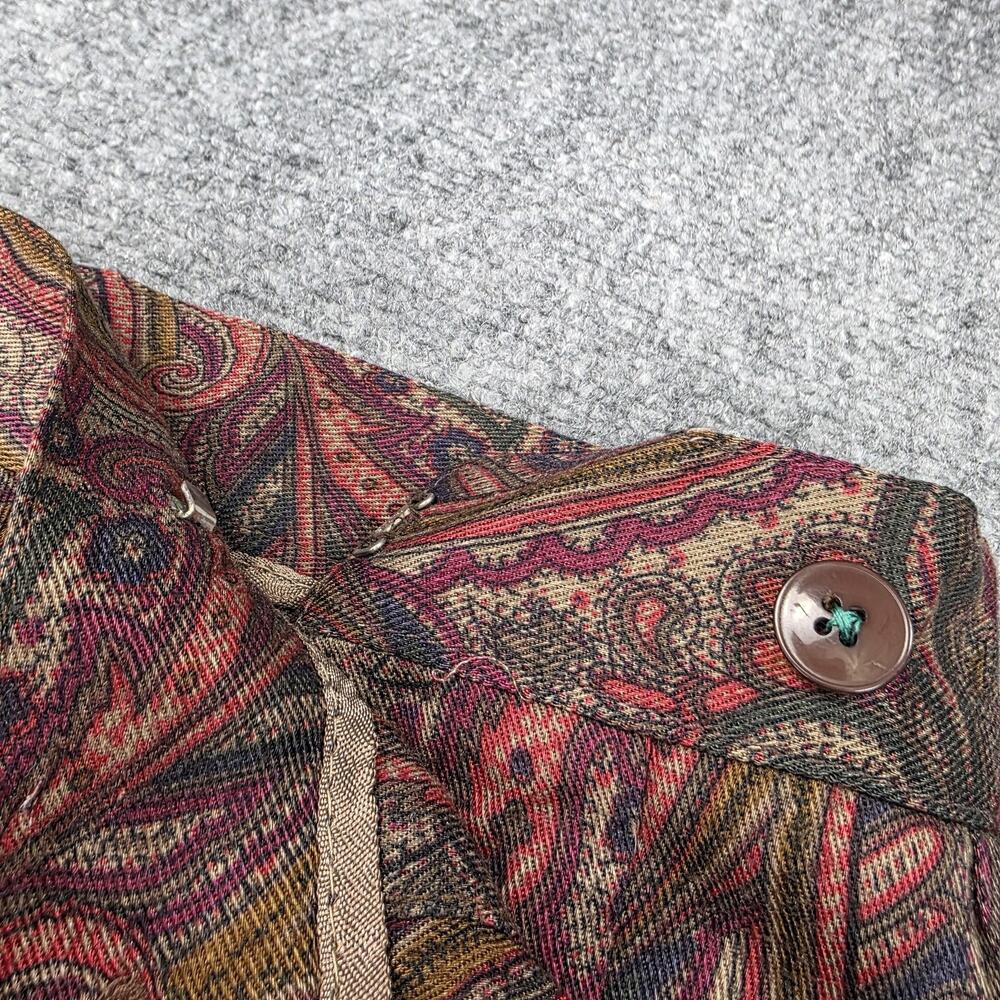 Vintage Ashley Brooke Skirt Womens 14 Multicolor Paisley Rayon Maxi Made USA - Picture 13 of 16